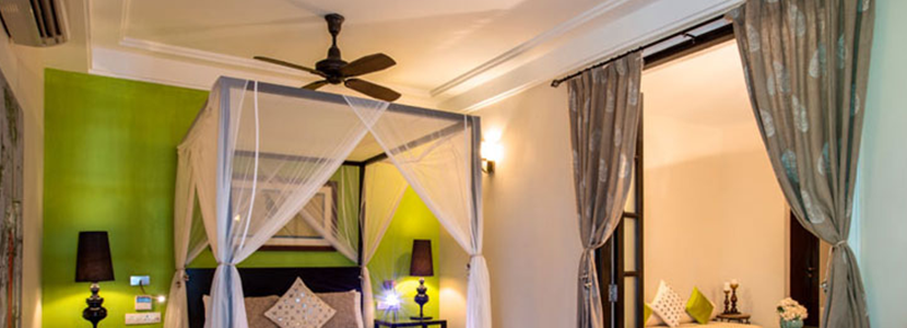 Decorative Fans in 5-Star Hotels by The Fan Studio